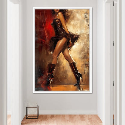 Alluring Strides Canvas Wall Art