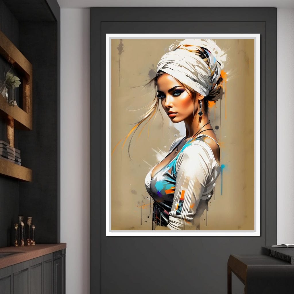 Female Portrait 256 Canvas Wall Art