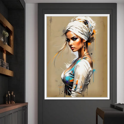 Female Portrait 256 Canvas Wall Art