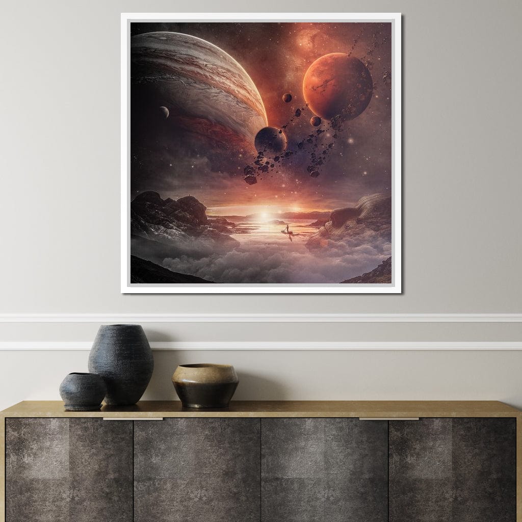Surreal Space Canvas Wall Art