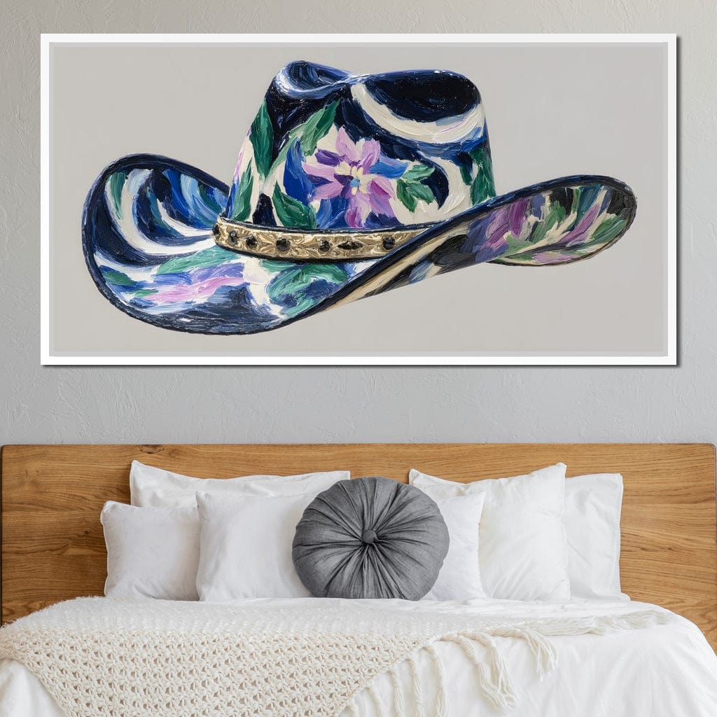 Floral Western Dreamscape Canvas Wall Art
