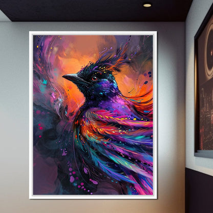 Vibrant Feathered Dreams Canvas Wall Art