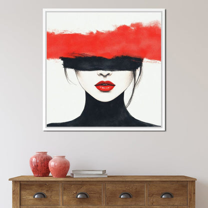 Radiant Allure Portrait Mystique Canvas Wall Art