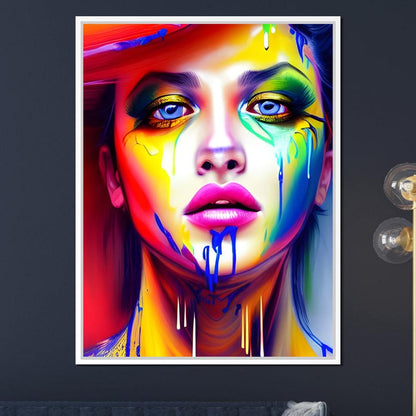 Messy Beauty 003 Canvas Wall Art