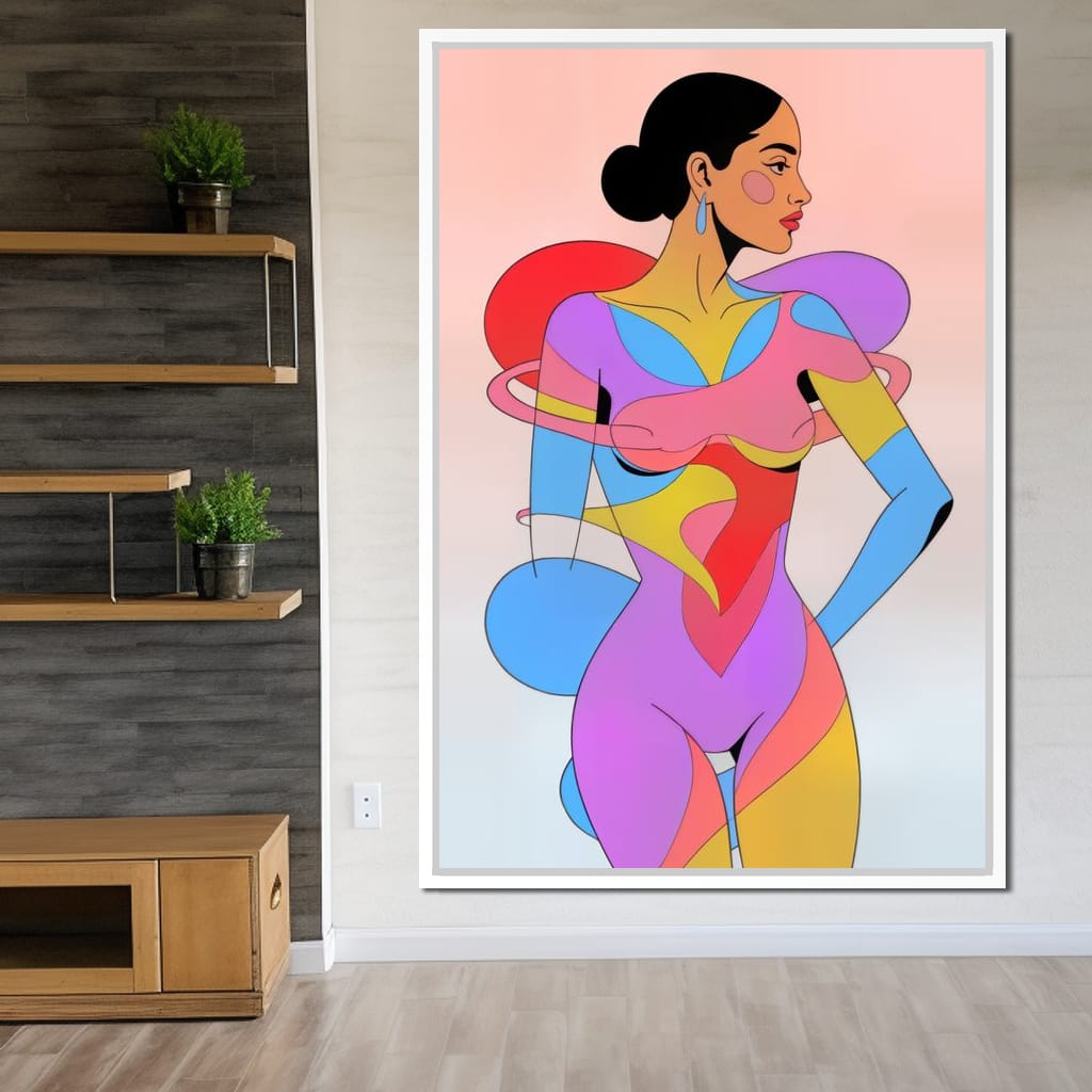 The Colorform Muse Canvas Wall Art