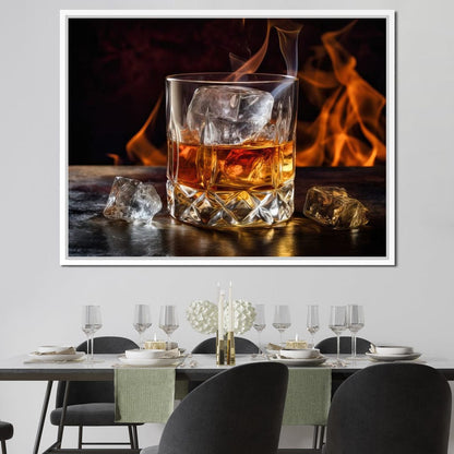 The Whiskey Enigma on Canvas Wall Art
