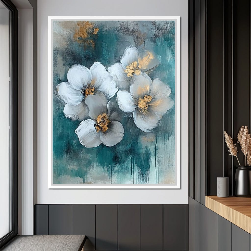 Floral Symphony Harmony Canvas Wall Art