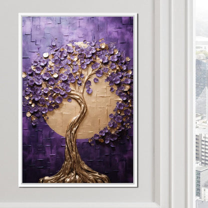 Golden Twilight in Nature Embrace Canvas Wall Art