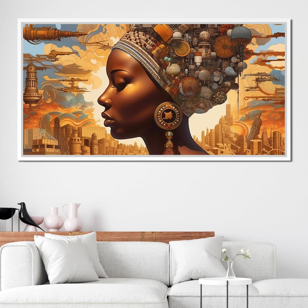 African Portrait Izula Canvas Wall Art