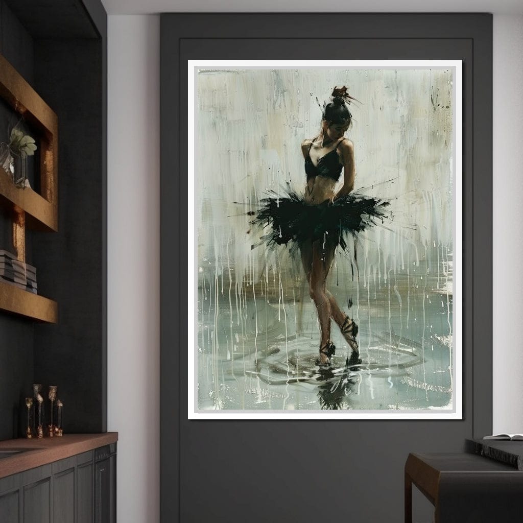 Ballet Dancer's Moment in Time Canvas Wall Art