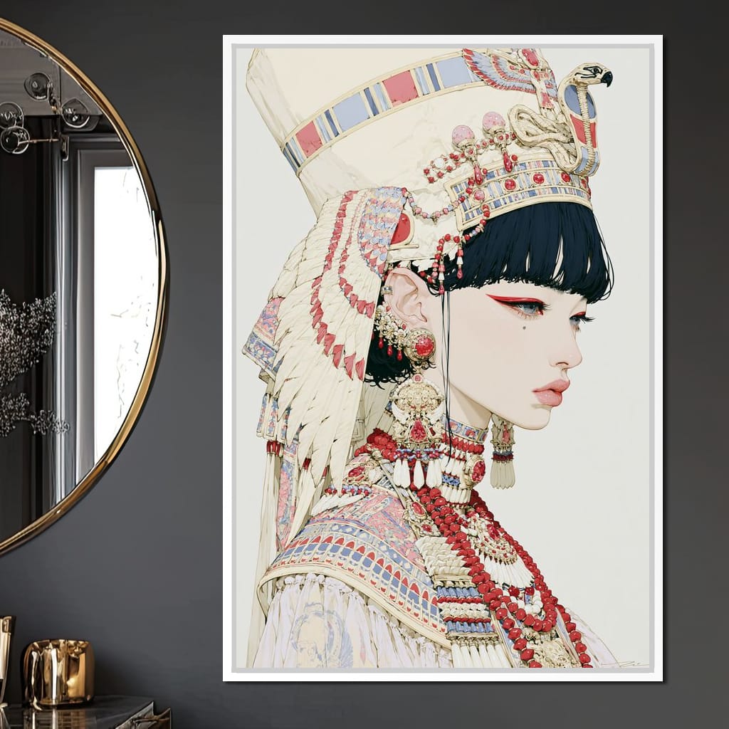 Ancient Egyptian Bride Canvas Wall Art