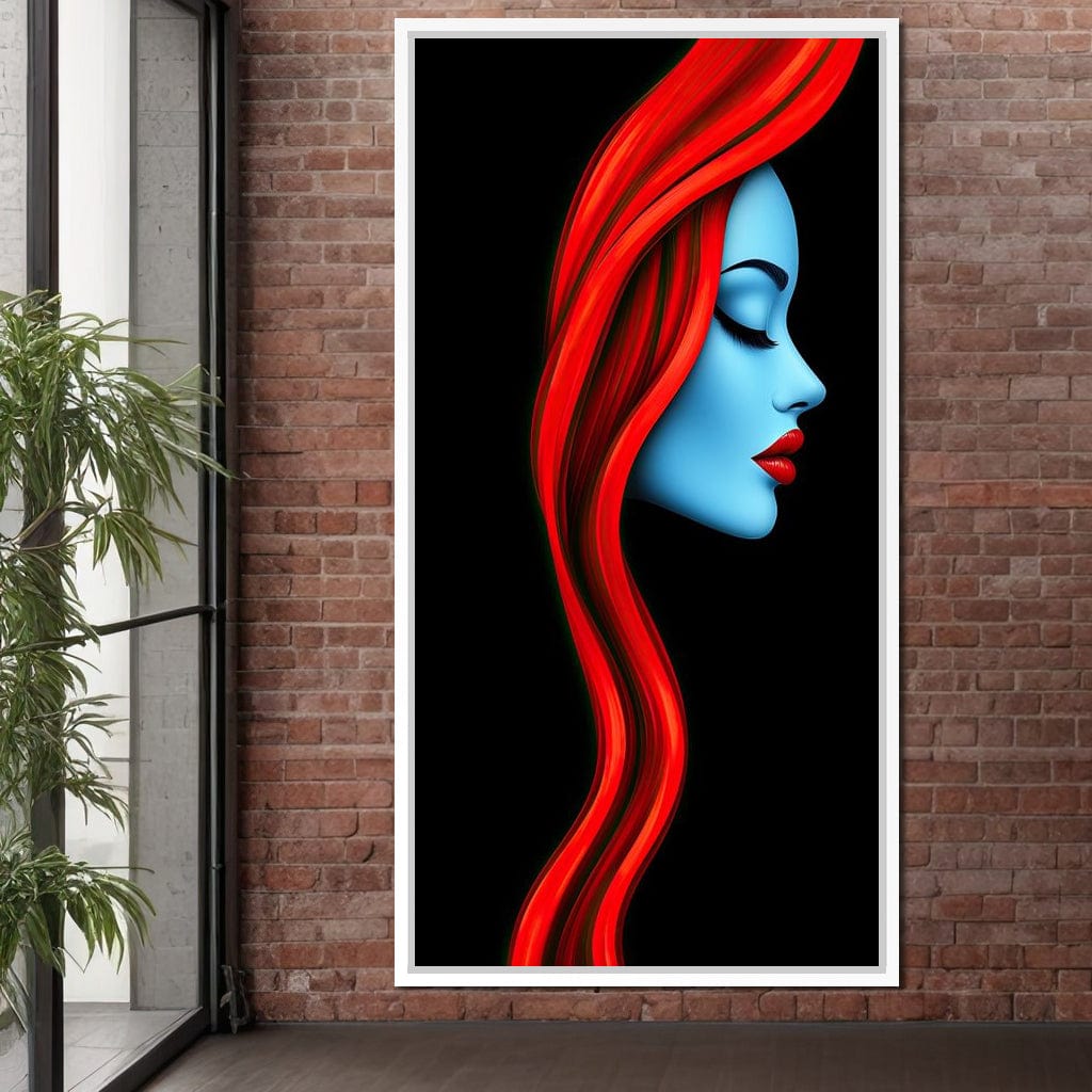 Blueblood Siren Canvas Wall Art