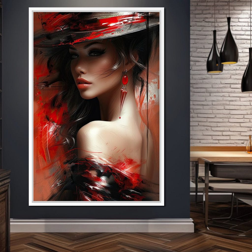 Sultry Shadows and Light Canvas Wall Art