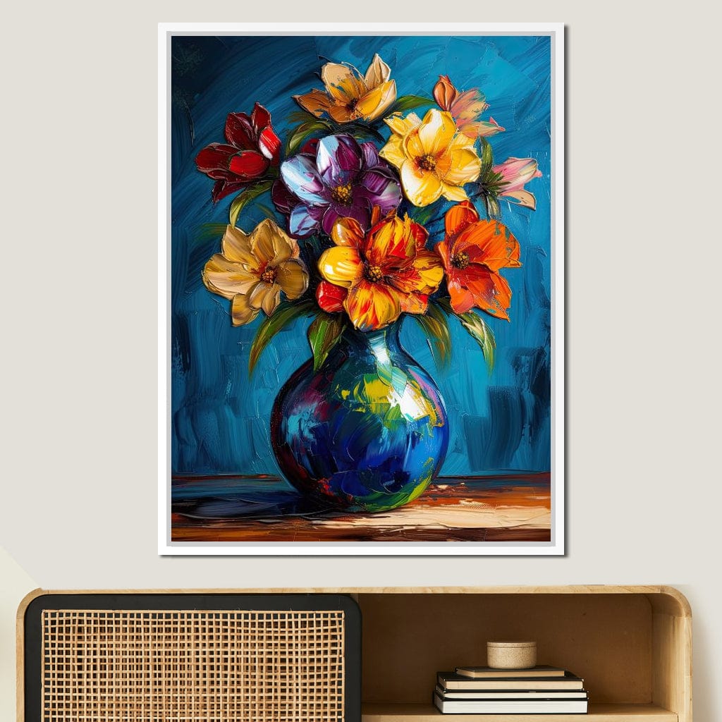 Vibrant Petal Symphony Canvas Wall Art