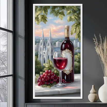 Wine Reverie Cathedral Vista Canvas Wall Art