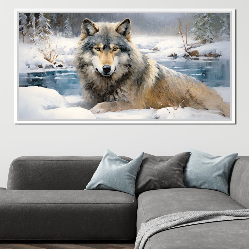 Winters Majestic Guardian Canvas Wall Art