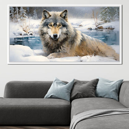 Winters Majestic Guardian Canvas Wall Art