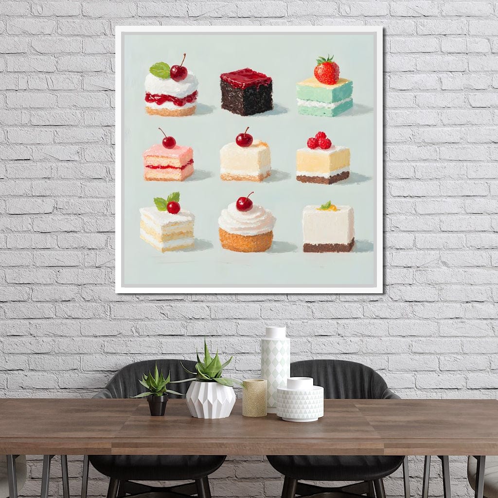 Sweet Slice Delight Tableau Canvas Wall Art