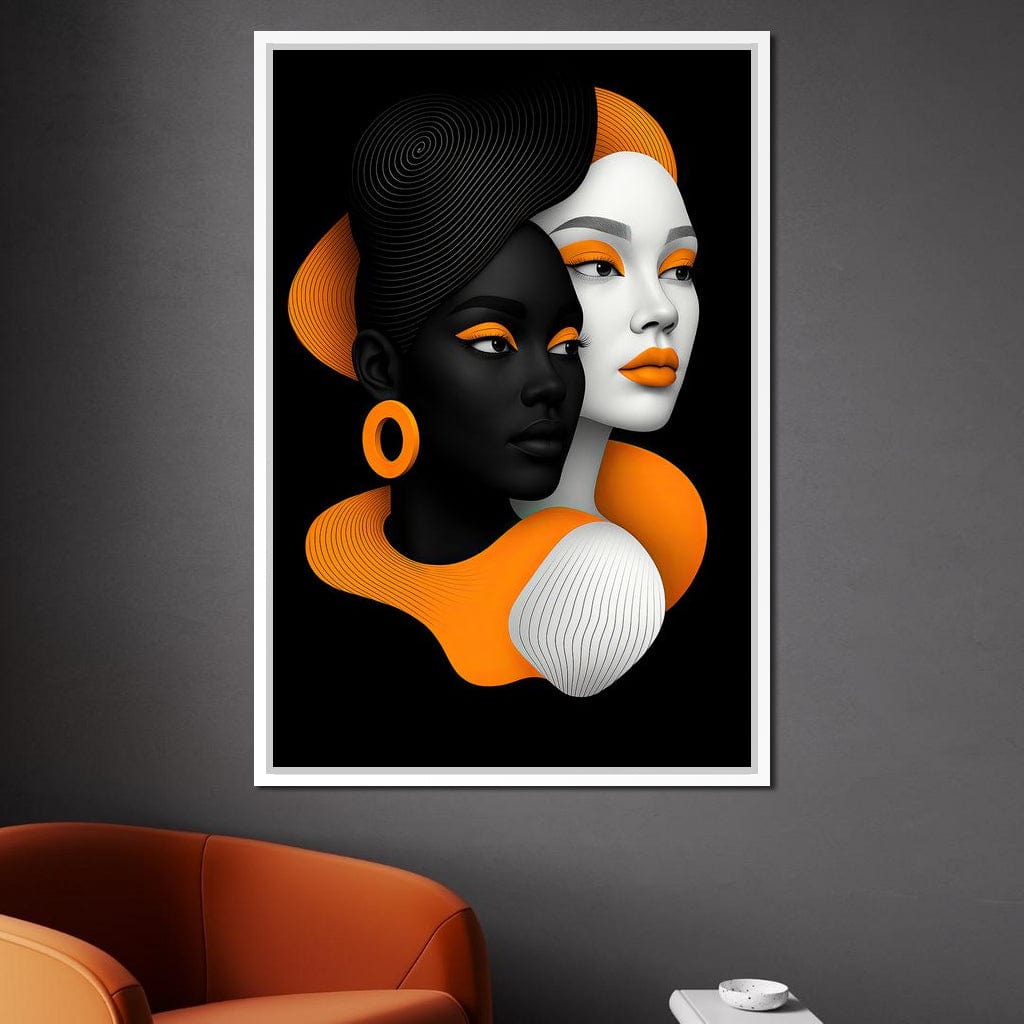 Faces of Balance Canvas Wall Art