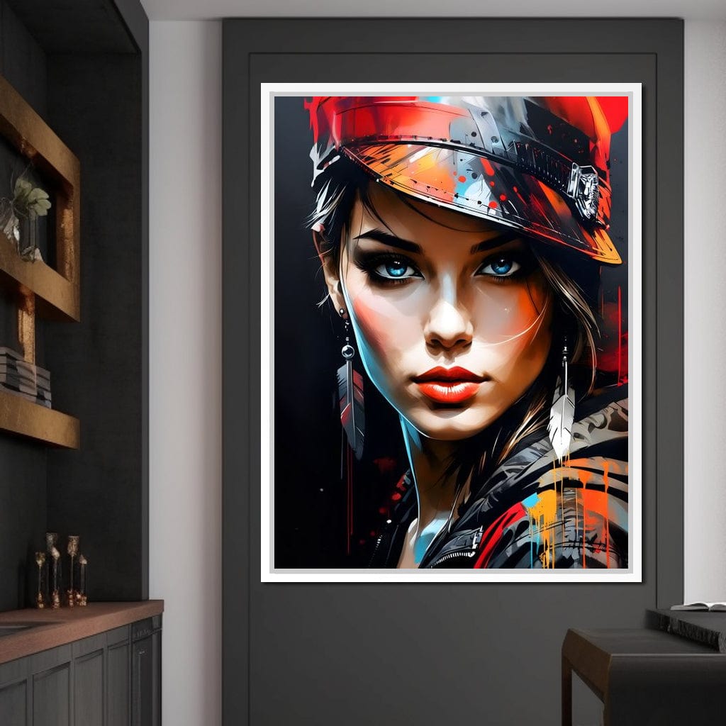 Female Portrait 254 Canvas Wall Art
