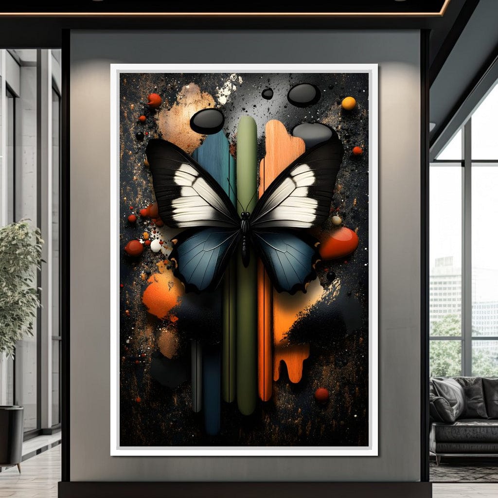 Butterfly Dreamscape Fusion Canvas Wall Art