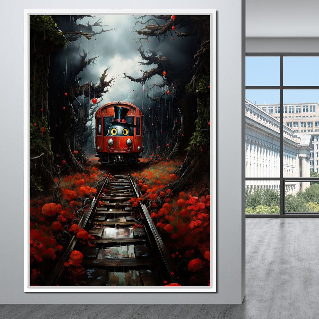 Monster Train Canvas Wall Art
