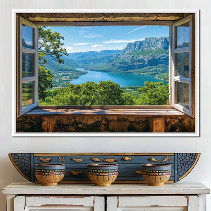 Serenity Vista Panorama Canvas Wall Art