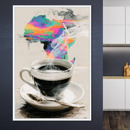 Morning Brew Across the Continent Canvas Wall Art