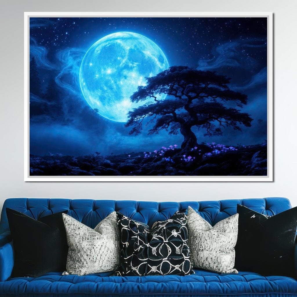 Nocturne in Indigo Canvas Wall Art