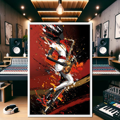 Rhythmic Pulse Of The Night Canvas Wall Art