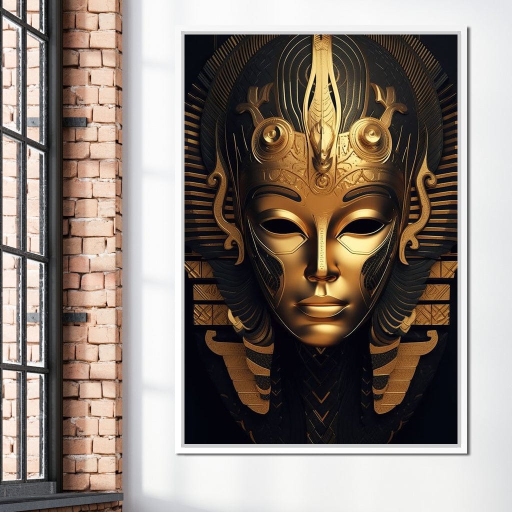Radiant Ruler of Ancient Egypt Canvas Wall Art