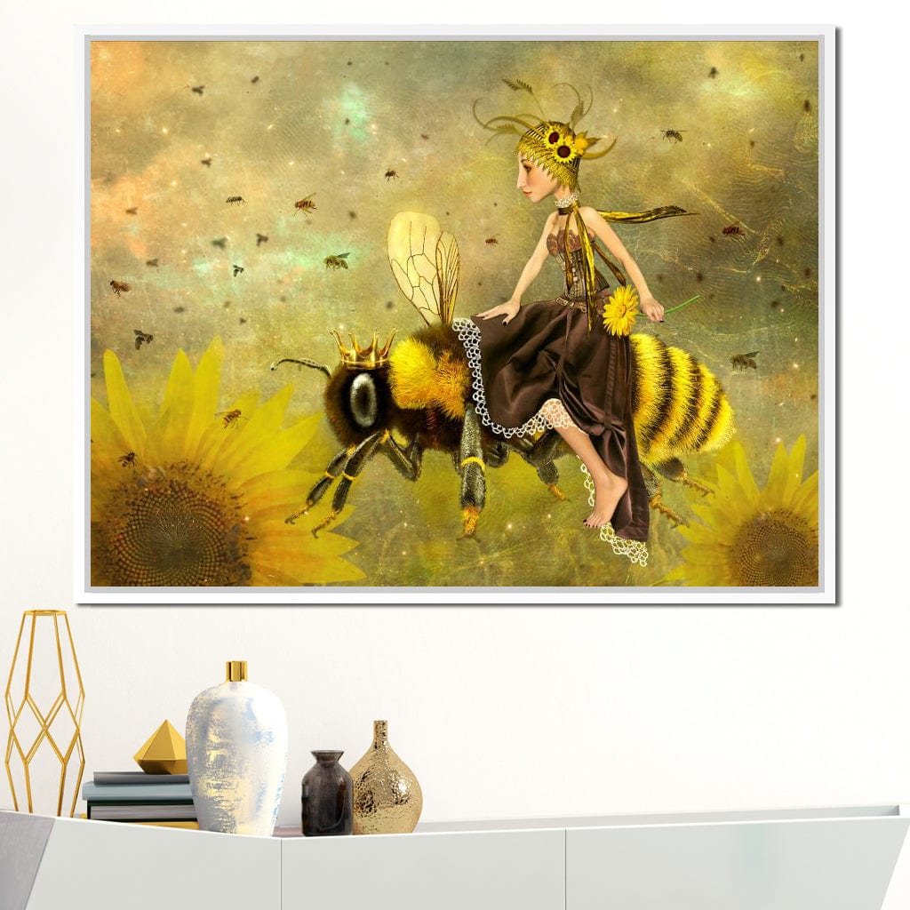 Queen Bee Canvas Wall Art