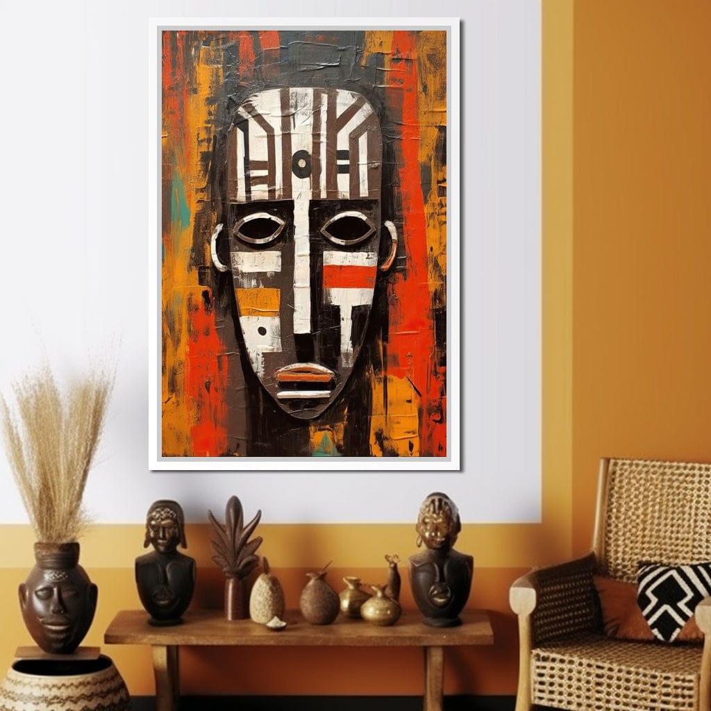 Tribal Mask 13 Canvas Wall Art