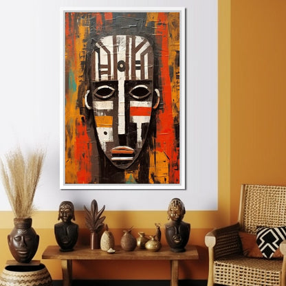 Tribal Mask 13 Canvas Wall Art