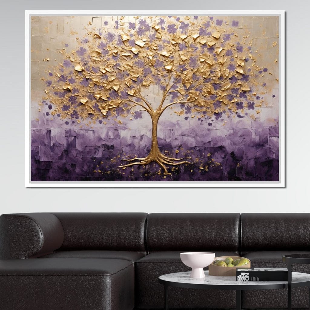 Golden Lisse Celebration Canvas Wall Art