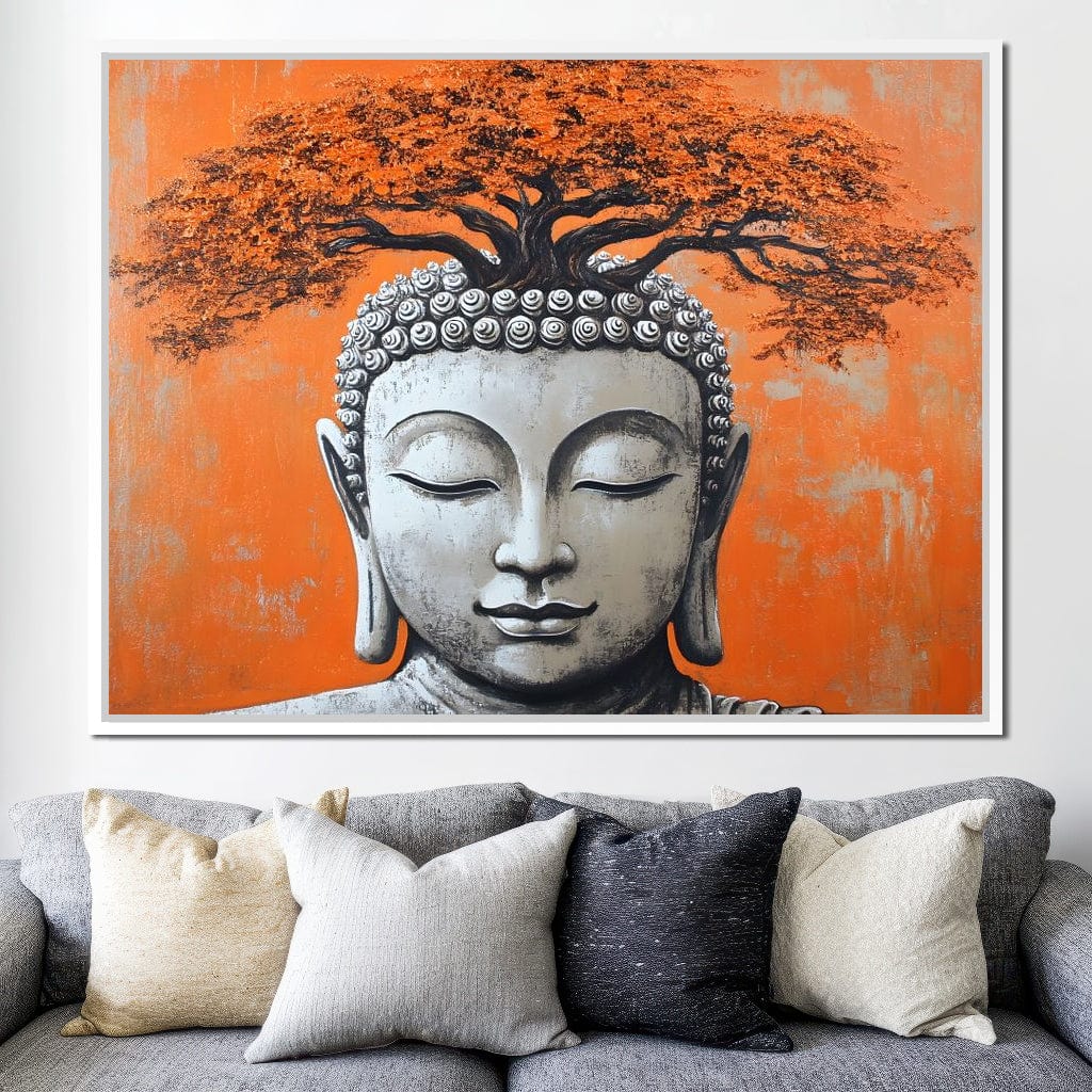 Buddha Tranquility Tree Spirit Canvas Wall Art