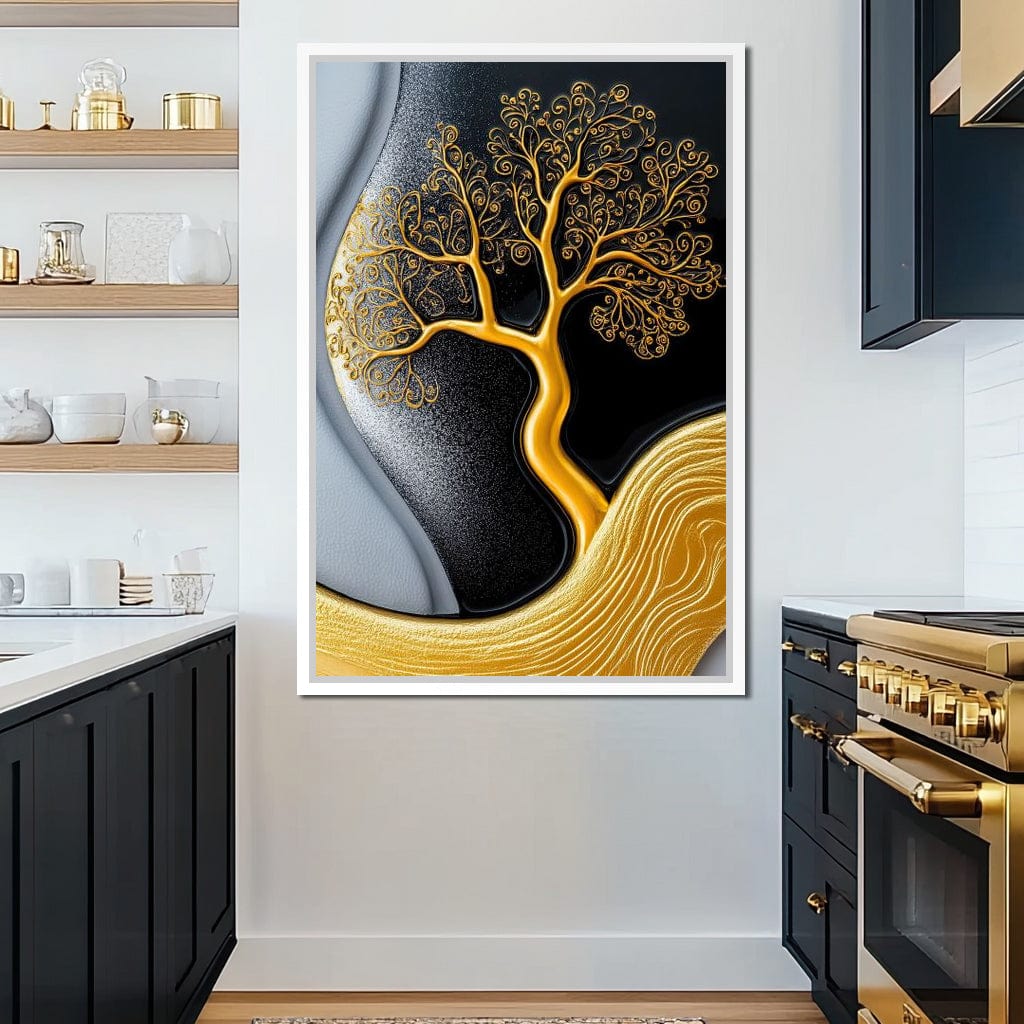 The Gilded Roots Canvas Wall Art
