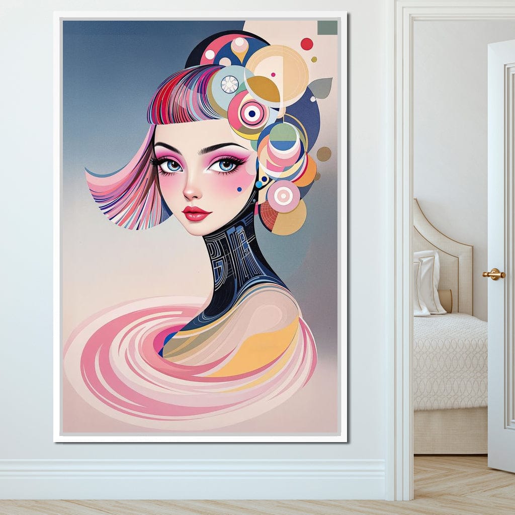 Pastel Elegy Canvas Wall Art