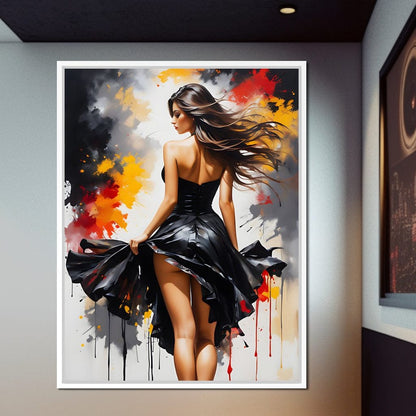 The Elegance of Women Canvas Wall Art