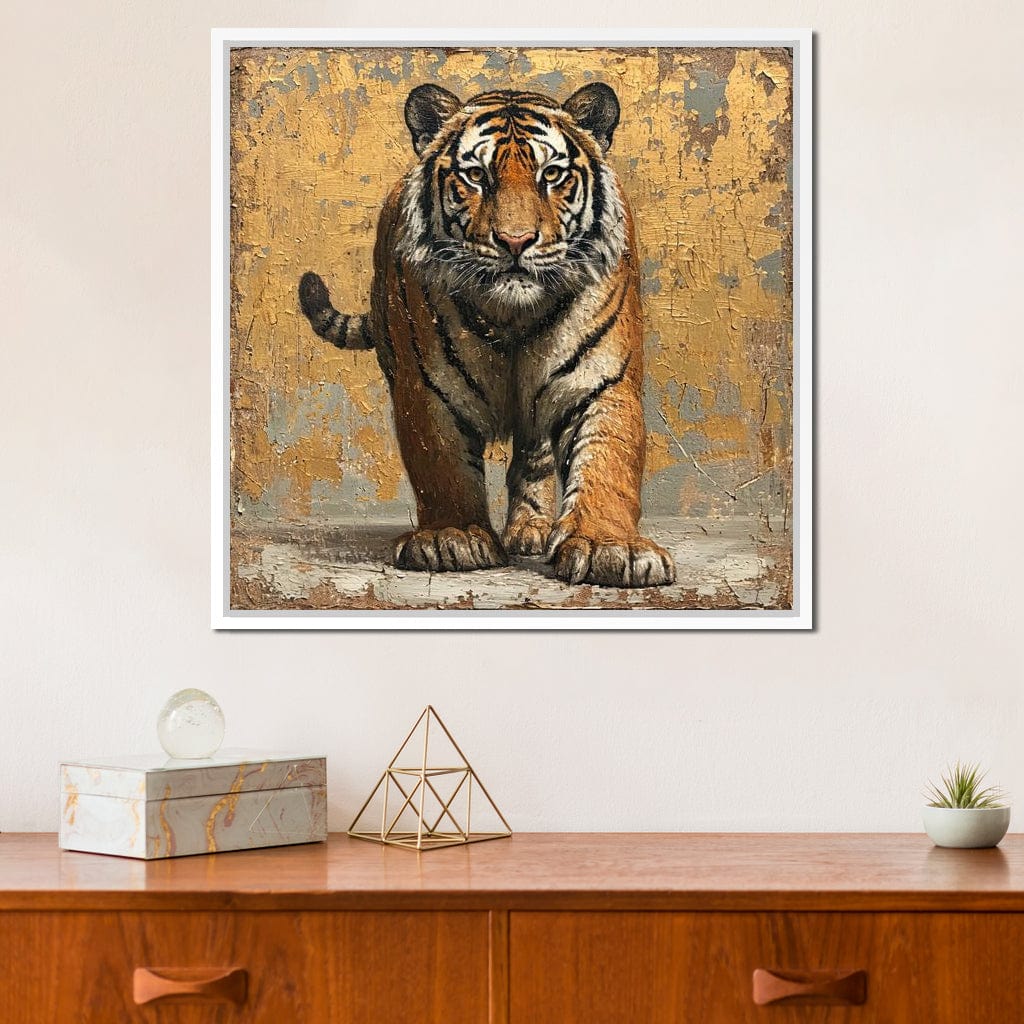 Tiger Sovereign Gaze Canvas Wall Art