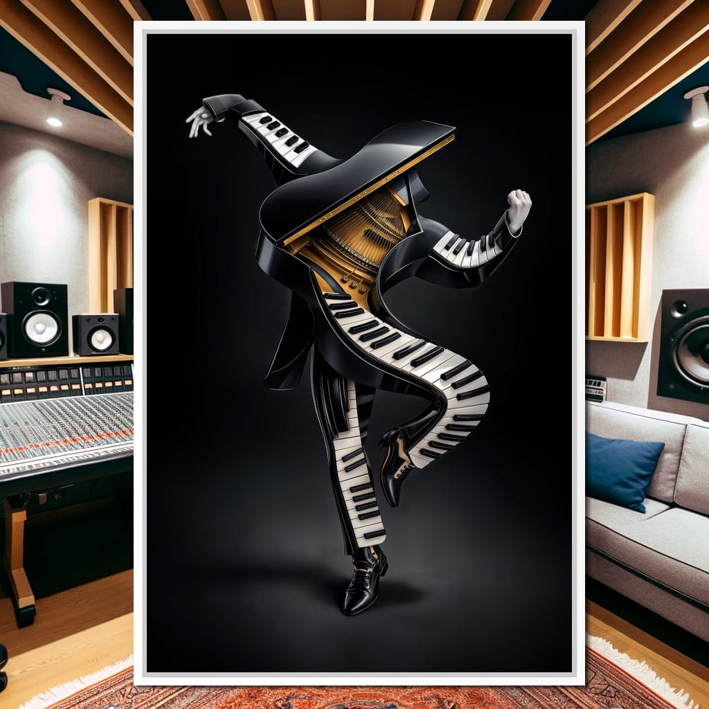 The Composer’s Dream Canvas Wall Art