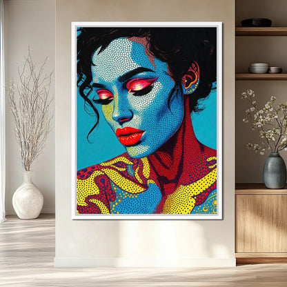 Abstract Seduction Canvas Wall Art