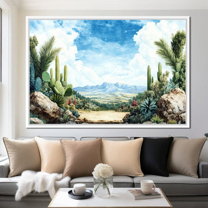 Desert Vista Dreams Alive Canvas Wall Art