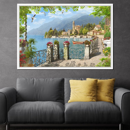 Italian Promenade Canvas Wall Art