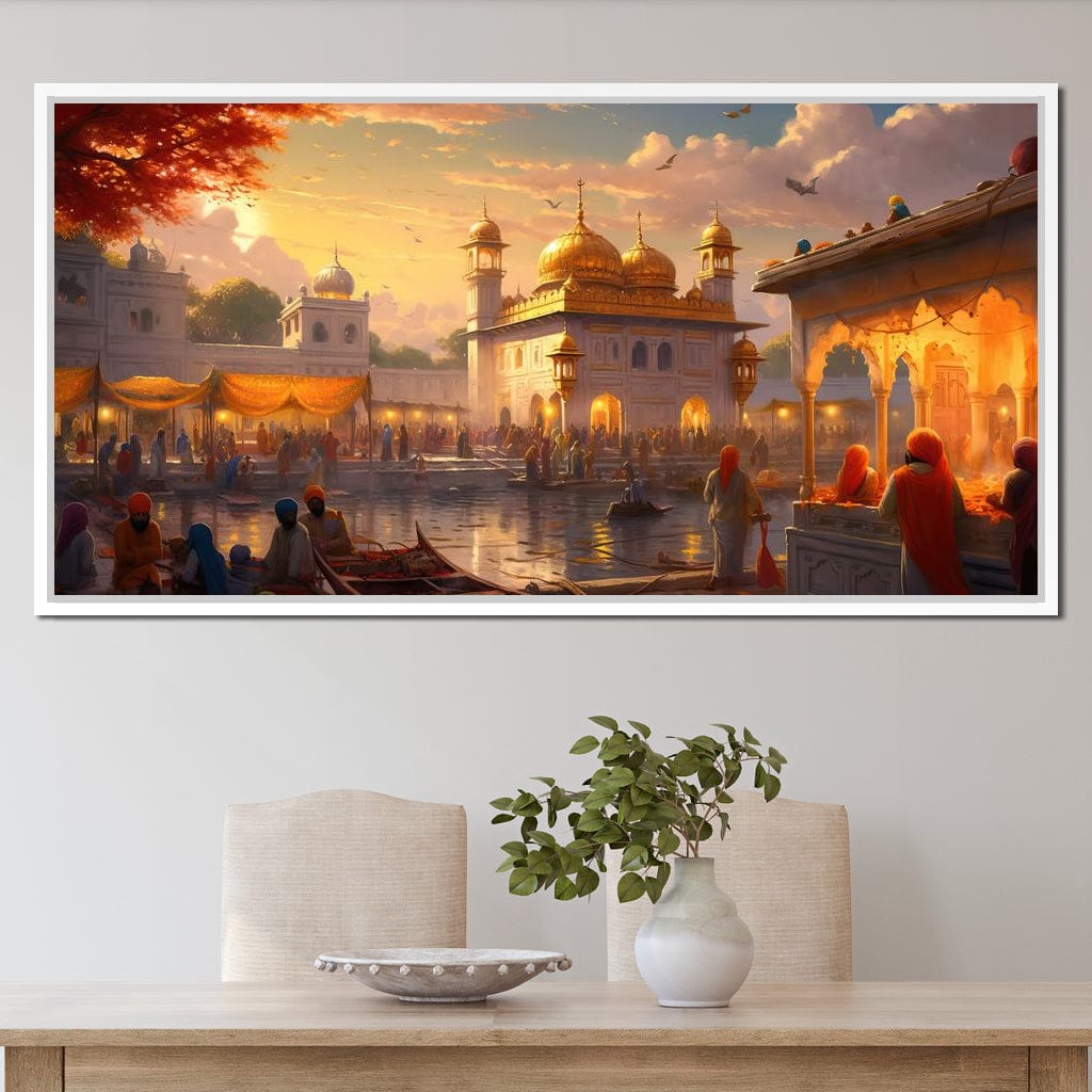 Sikh Temple Canvas Wall Art