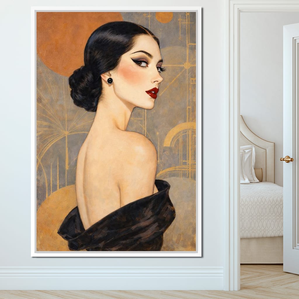 Velvet Elegance Canvas Wall Art