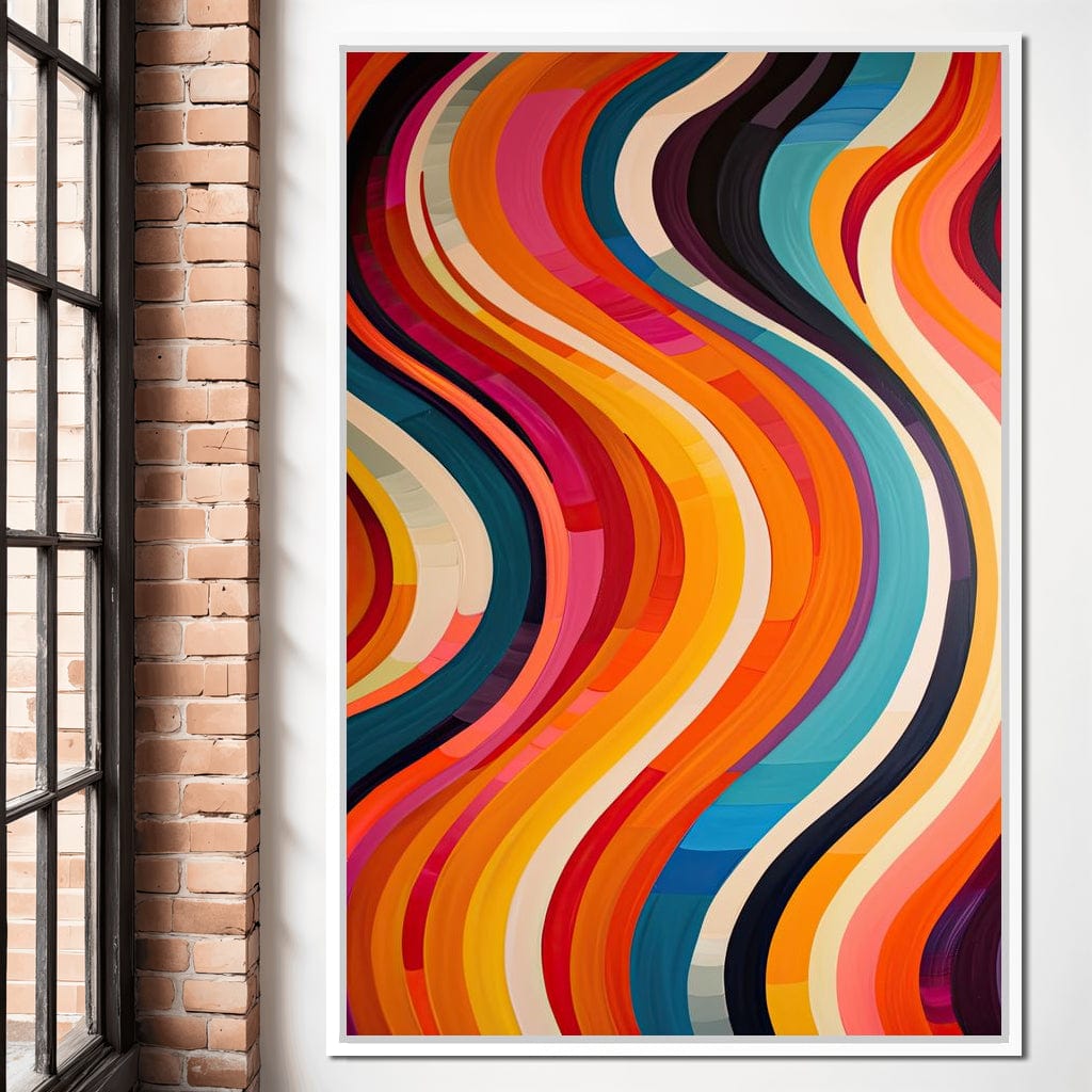 Vibrant Waves of Harmony Canvas Wall Art