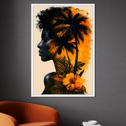 Tropical Soul Rising Heat Canvas Wall Art