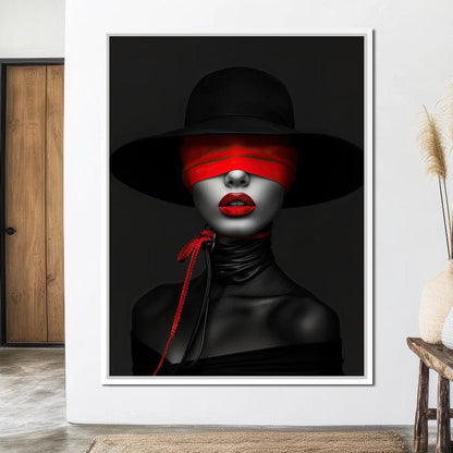 Scarlet Obscura Canvas Wall Art