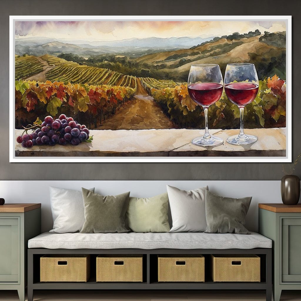 Vineyard Serenity Canvas Wall Art